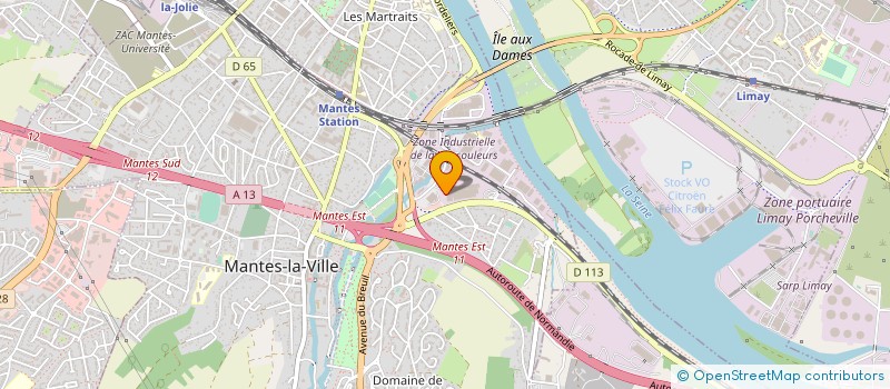 localisation de l'entreprise ELITE AUTO à MANTES-LA-VILLE