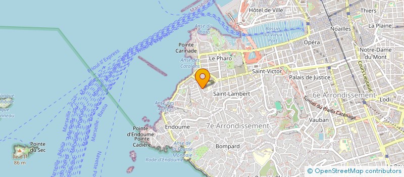 localisation de l'entreprise ELITE AUTO  MARSEILLE