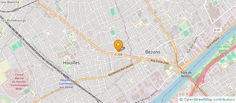 localisation de l'entreprise ELITE AUTO DETAILLING  HOUILLES