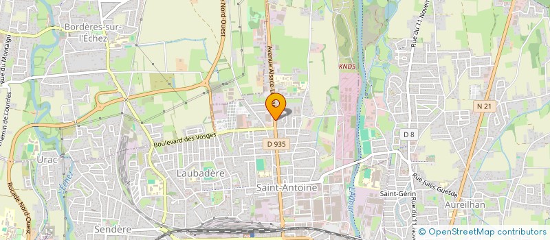 localisation de l'entreprise ELITE AUTOMOBILE à TARBES