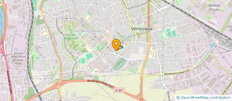 localisation de l'entreprise ELITE AUTOS SIGNATURE  VENISSIEUX