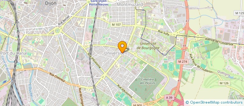 localisation de l'entreprise ELITE BASKET CONGO  DIJON