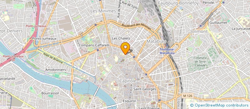 localisation de l'entreprise ELITE BASKET TOULOUSE  TOULOUSE