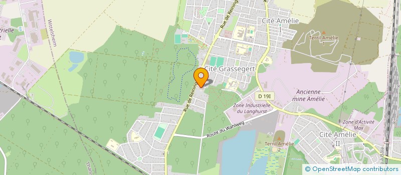 localisation de l'entreprise ELITE BAT  WITTELSHEIM