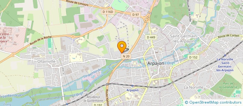 localisation de l'entreprise ELITE BATI CARRELAGE  ARPAJON