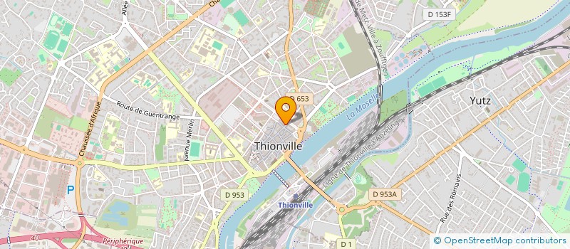 localisation de l'entreprise ELITE BEAUTE à THIONVILLE