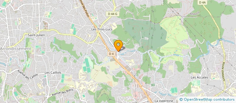 localisation de l'entreprise ELITE BIO NETTOYAGE  MARSEILLE