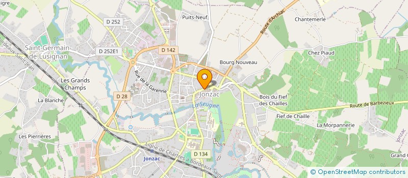 localisation de l'entreprise ELITE BUILDING  JONZAC