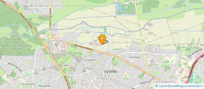 localisation de l'entreprise ELITE CAR  EYSINES