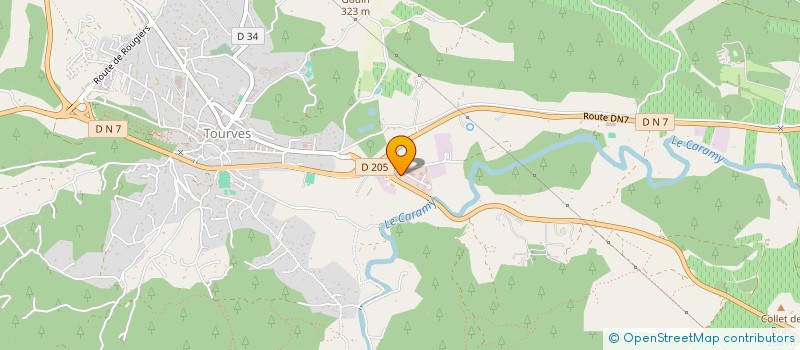 localisation de l'entreprise ELITE CAR  TOURVES