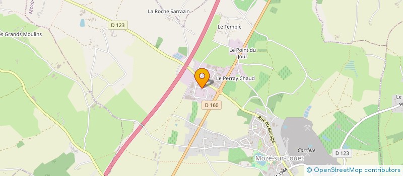 localisation de l'entreprise ELITE CAR SERVICE  MOZE-SUR-LOUET