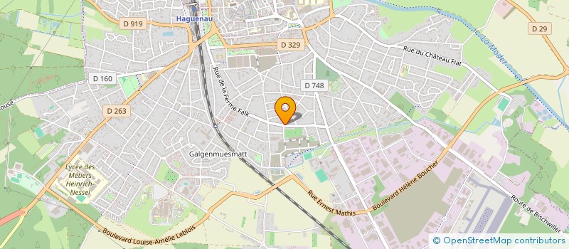 localisation de l'entreprise ELITE CARR ALSACE  HAGUENAU