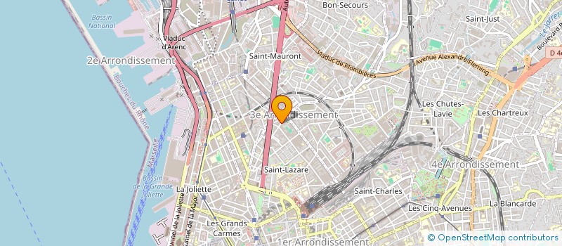 localisation de l'entreprise ELITE CARROSSERIE  MARSEILLE