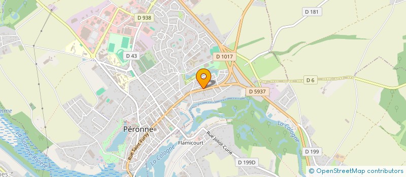 localisation de l'entreprise ELITE CARS 80  PERONNE