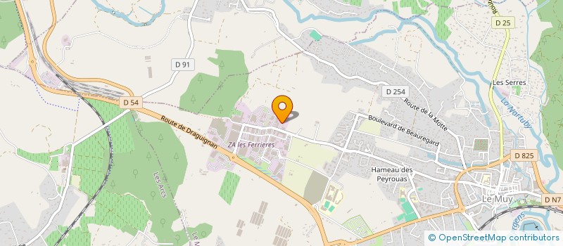 localisation de l'entreprise ELITE CARS 83  LE MUY