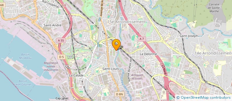 localisation de l'entreprise ELITE CARS à MARSEILLE