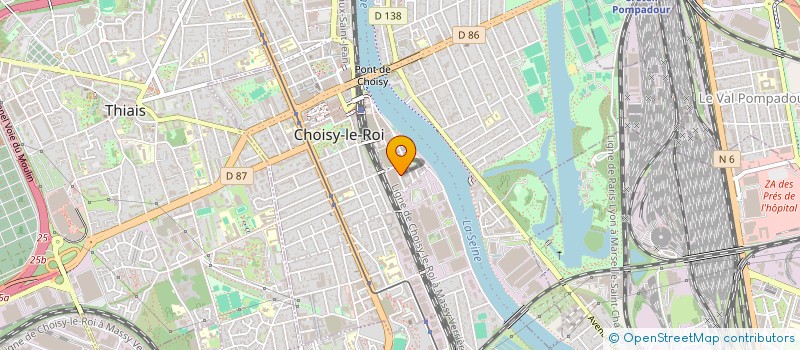 localisation de l'entreprise ELITE CHAUFFEUR à CHOISY-LE-ROI