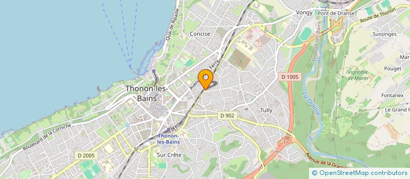 localisation de l'entreprise ELITE CLEAN à THONON-LES-BAINS
