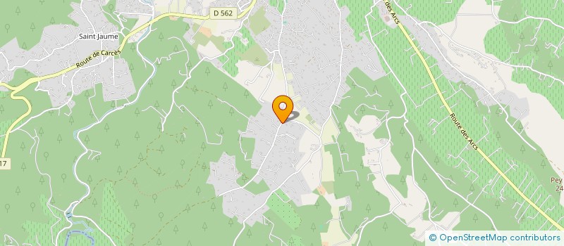 localisation de l'entreprise ELITE CLIM à LORGUES