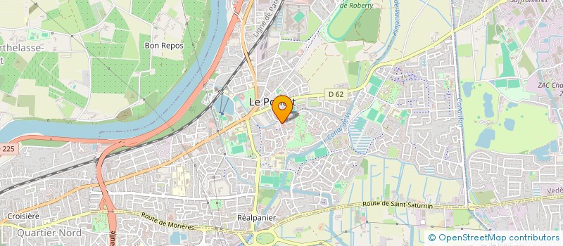 localisation de l'entreprise ELITE COIFFURE  LE PONTET