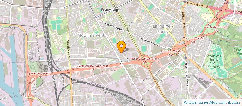 localisation de l'entreprise ELITE CONNECT HM  VENISSIEUX