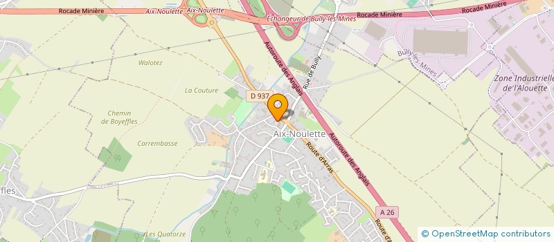 localisation de l'entreprise ELITE CONSTRUCTION  AIX-NOULETTE