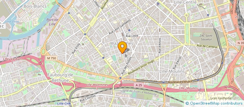 localisation de l'entreprise ELITE COSMETIQUE à LILLE