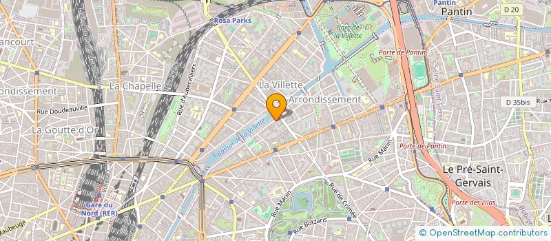 localisation de l'entreprise ELITE COVER à PARIS