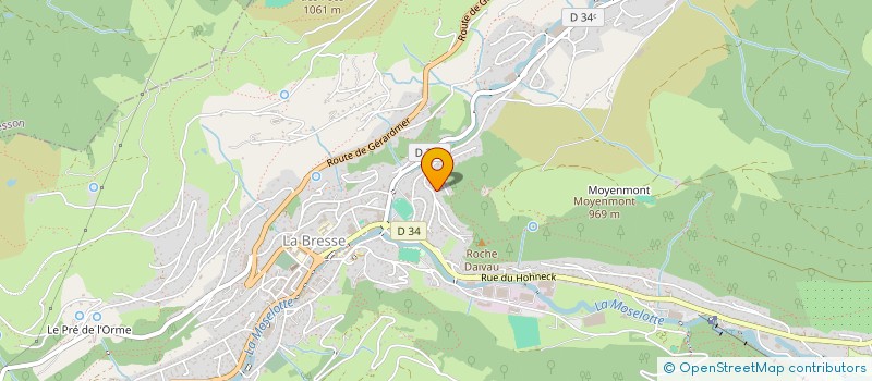 localisation de l'entreprise ELITE CUISINES  LA BRESSE