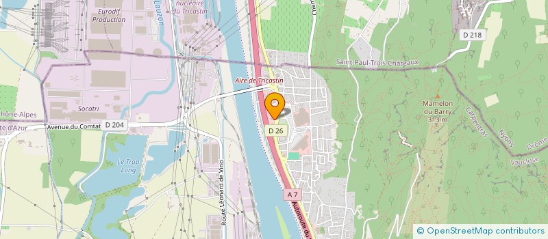 localisation de l'entreprise ELITE DECO  BOLLENE