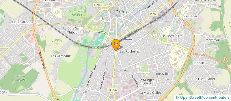 localisation de l'entreprise ELITE DENTAIRE à DREUX