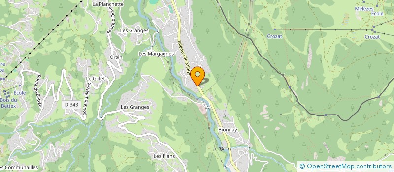 localisation de l'entreprise ELITE ESTATE  LES CONTAMINES-MONTJOIE