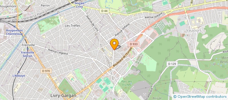 localisation de l'entreprise ELITE ETANCHE  LIVRY-GARGAN