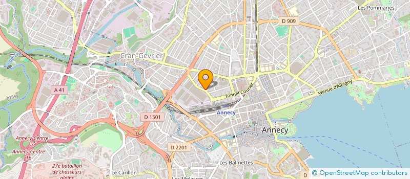 localisation de l'entreprise ELITE ETANCHEITE  ANNECY