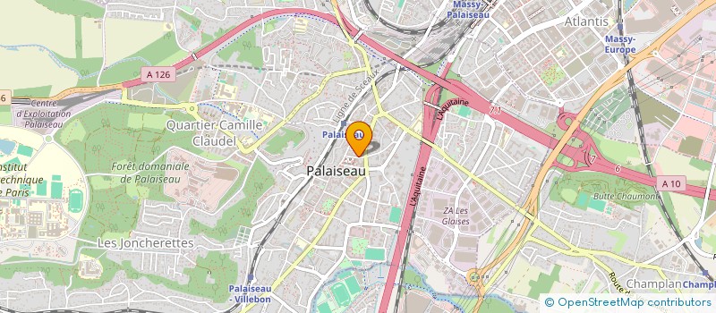 localisation de l'entreprise ELITE FINANCE & COMPTA  PALAISEAU