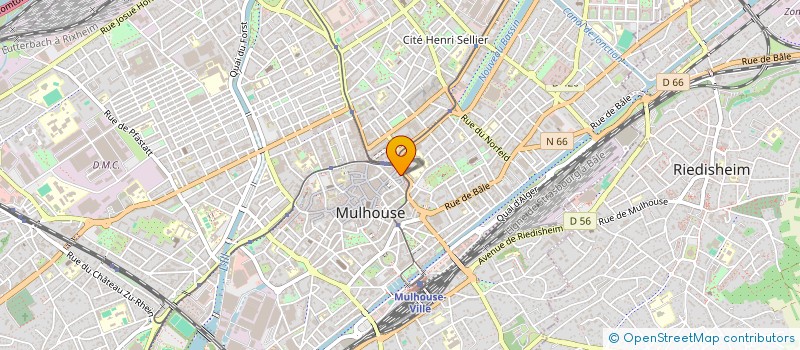 localisation de l'entreprise ELITE FITNESS SHOP à MULHOUSE