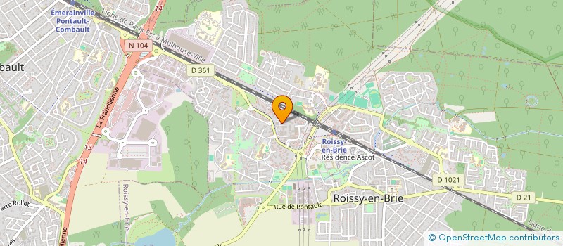 localisation de l'entreprise ELITE FLEET CONVOYAGE à ROISSY-EN-BRIE