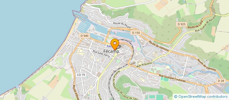 localisation de l'entreprise ELITE FORMATION à FECAMP