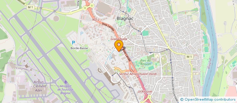 localisation de l'entreprise ELITE FORMATIONS à BLAGNAC