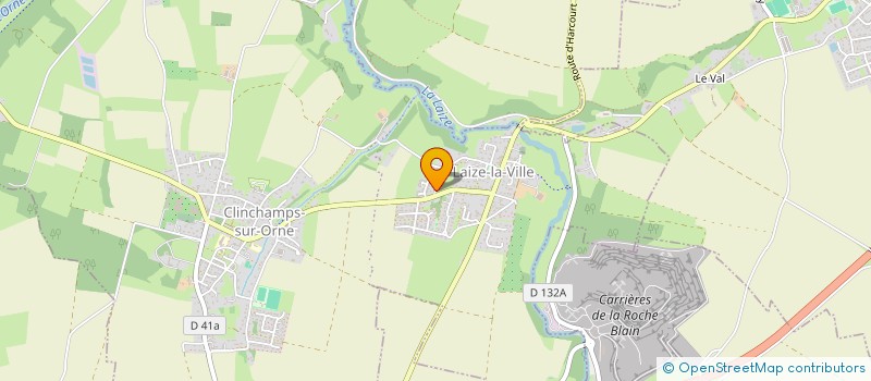 localisation de l'entreprise ELITE FORME  LAIZE-CLINCHAMPS