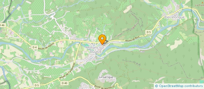 localisation de l'entreprise ELITE FORME BUIS  MOLLANS-SUR-OUVEZE