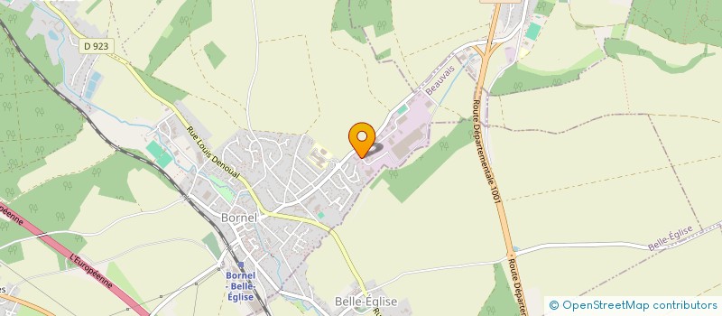 localisation de l'entreprise ELITE GROUPE HOLDING  BORNEL