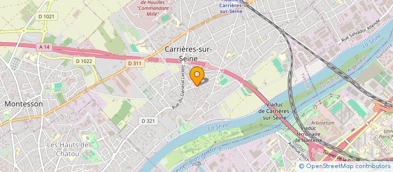 localisation de l'entreprise ELITE HABITAT  CARRIERES-SUR-SEINE