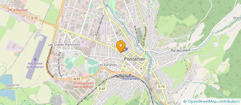 localisation de l'entreprise ELITE HAIRCUT à PONTARLIER