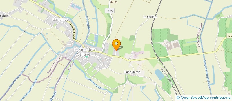 localisation de l'entreprise ELITE HOLDING  FONTENAY-LE-COMTE