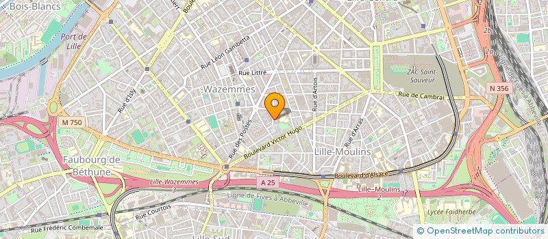 localisation de l'entreprise ELITE HOLDING à LILLE