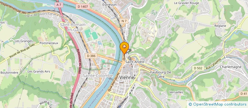 localisation de l'entreprise ELITE HOLDING ZM à VIENNE