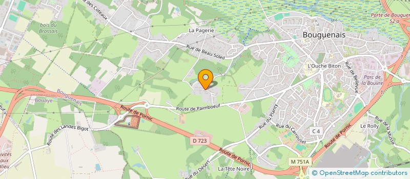 localisation de l'entreprise ELITE IMMO à BOUGUENAIS