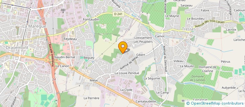 localisation de l'entreprise ELITE IMMO  TRESSES