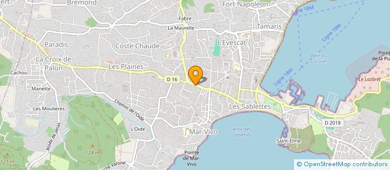 localisation de l'entreprise ELITE IMMO à LA SEYNE-SUR-MER